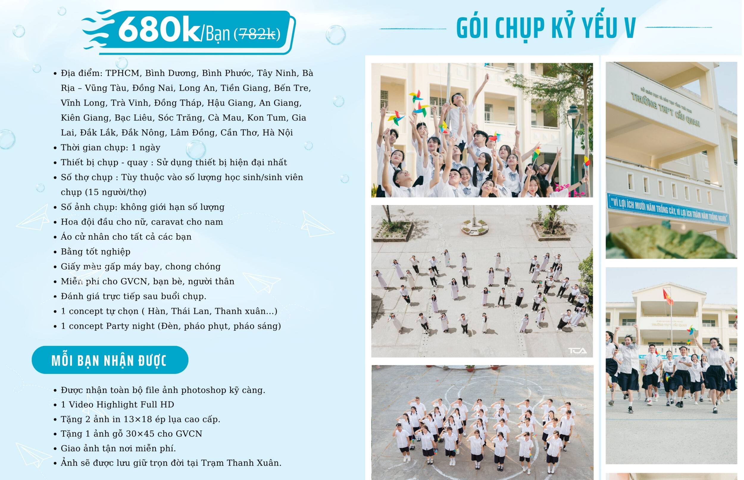 concept chụp ảnh kỷ yếu