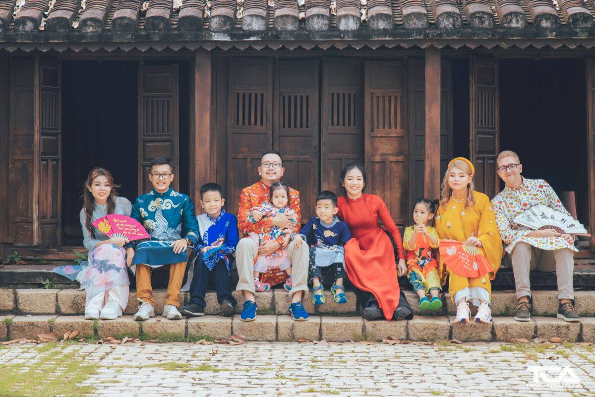 những mẫu ảnh chụp gia đình đẹp