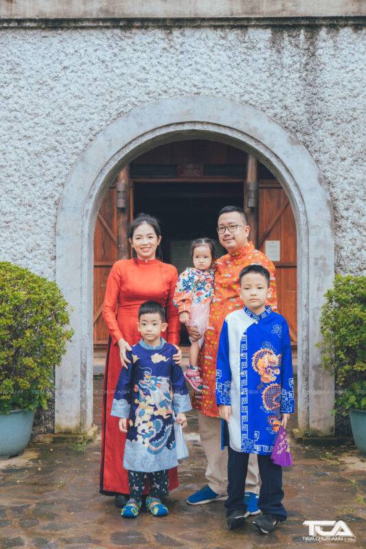 chụp hình áo dài cách tân