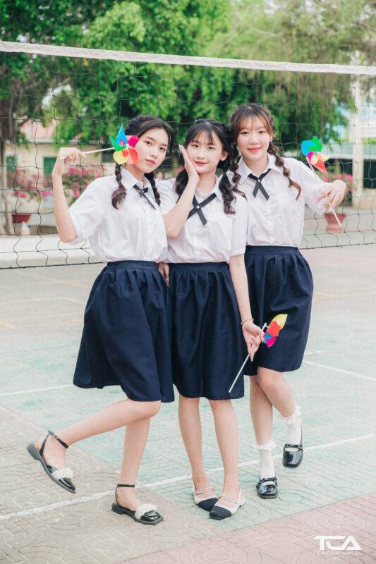 làm tóc chụp kỷ yếu