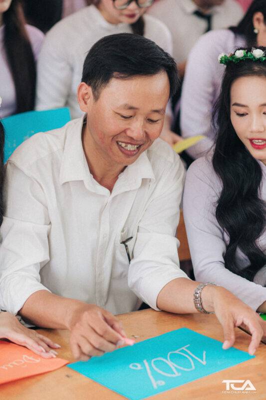 mẫu trang trí bảng chụp kỷ yếu