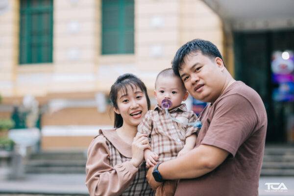 kiểu chụp hình gia đình đẹp